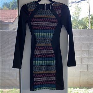 Long Sleeve Fitted Dress